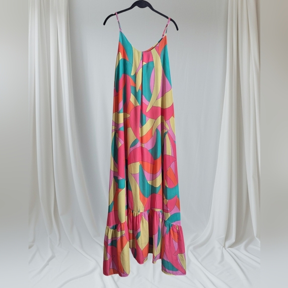 NWT Collection by Cezzele Donna Patterned Maxi Dress Size Small - Picture 2 of 7